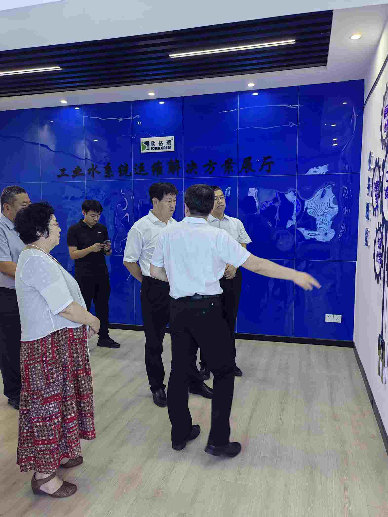 張勝明蒞副市長臨欣格瑞調研指導