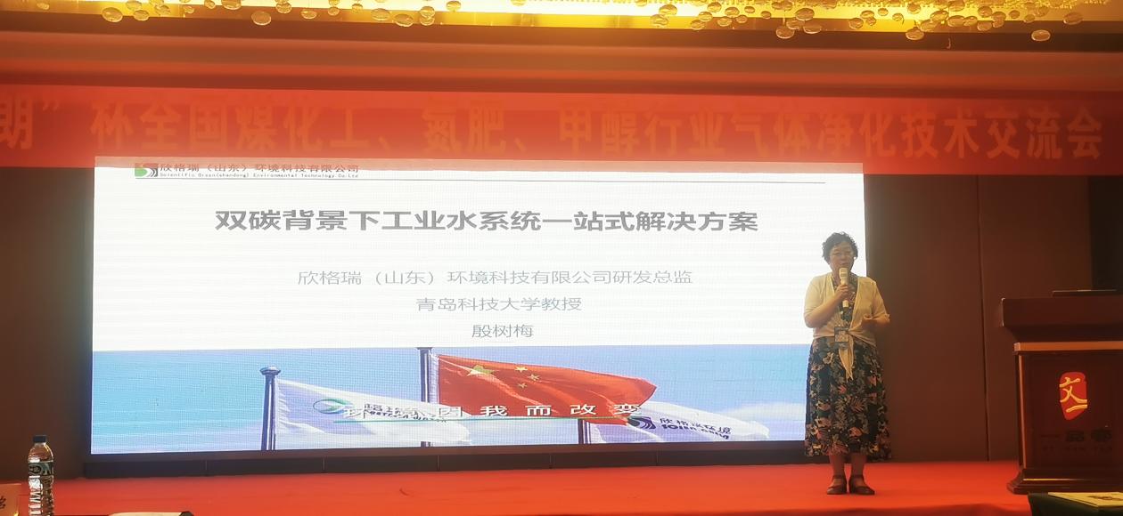 欣格瑞受邀出席“2023全國煤化工、氮肥、甲醇行業氣體凈化技術交流會”